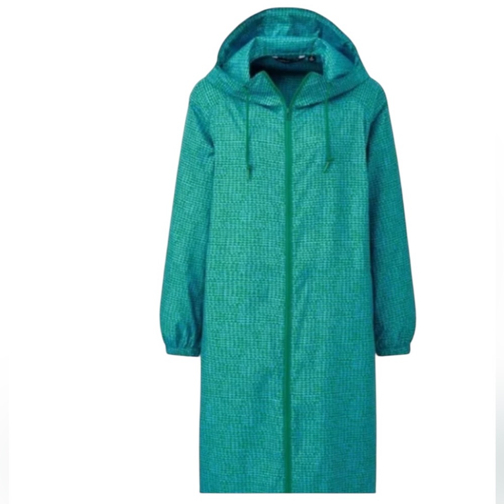 Marimekko Pocketable Parka Pockets Oversized Full Length Full Zip Hooded Small